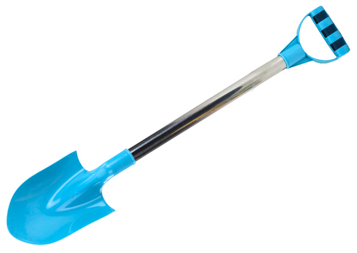 Sand Shovel Aluminum Handle Pastel Blue 60cm
