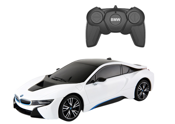 RC Car 1:18 Rastar BMW I8 White