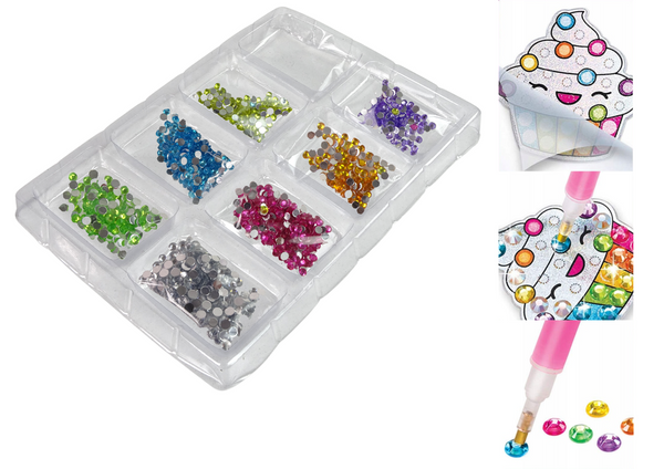 Diamant-Stickerei Kreativ-Kit Sticker Diamanten kleben