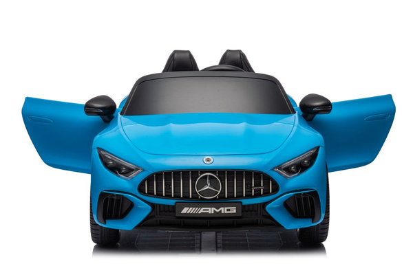 Mercedes AMG SL63 Batterieauto, blau lackiert