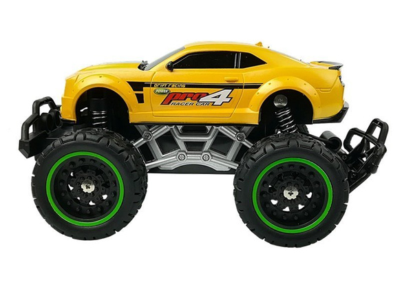 Remote controlled Car Off-road R/C Yellow High Wheels