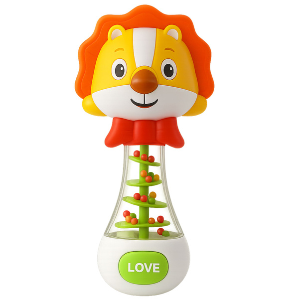 Rattle Toy for Baby Lion with Colorful Balls