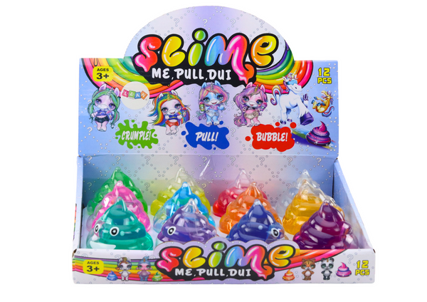 Slime Emoji in a Box 150 g 12 Colors