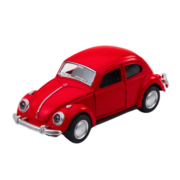 Classic Car Beetle Metal Friction Drive 1:36 Mix