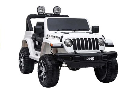 Elektro-Ride-On Jeep Rubicon 4x4 Weiß