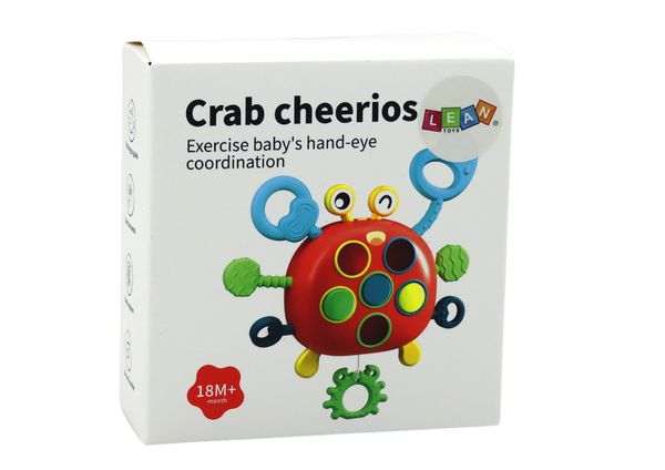 Crab Sensory Interactive Educational Toy For Children Teether