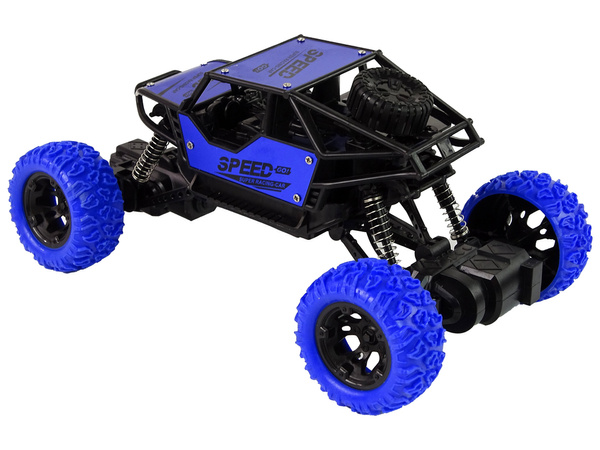 Ferngesteuertes Geländewagen R/C 1:18 Blau.