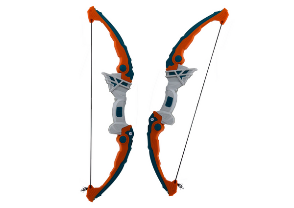Shooting Bow Green and Orange Arrows with Suction Cups 3 Pieces