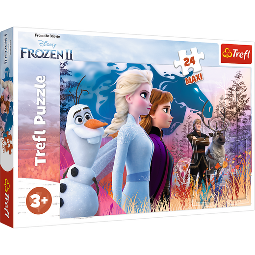 Puzzle - "24 Maxi" - Magische Reise Frozen 2 Trefl 14298