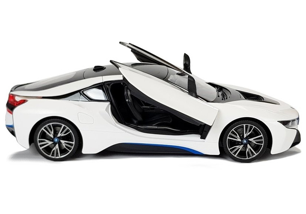 Car R/C BMW i8 Rastar 1:14 White Automatic Doors