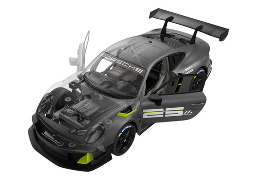 Bausteine ​​Auto RC Rastar 1:18 Porsche 911 GT2 Grau 68 Elemente