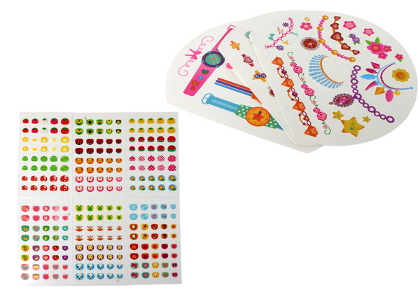 Beauty Set Suitcase With Accessories Rings Tattoos