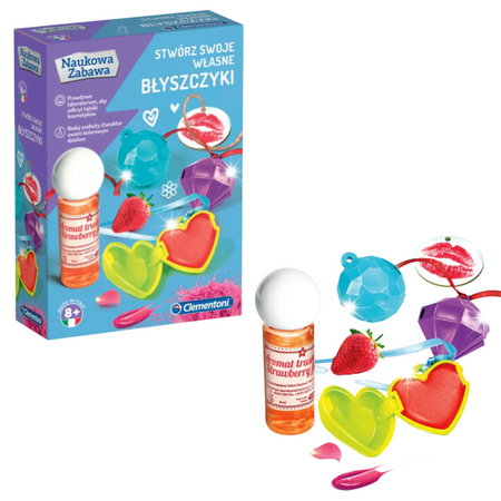 Wissenschaftlicher Spaß Lippenbalsam-Labor Set Polnische Sprache Clementoni 50066