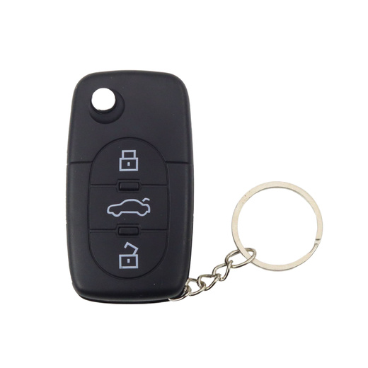 Schlüsselanhänger Auto Fernbedienung LED Taschenlampe Schock 2 in 1