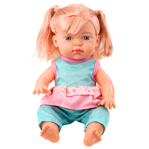 Baby Doll in Turquoise Set Ponies Bottle Sound