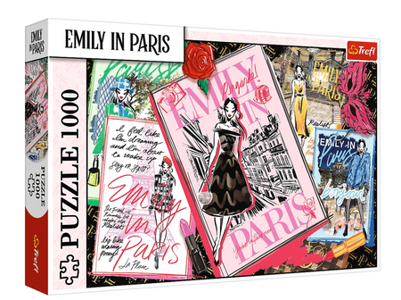Puzzle – 1000 – Emily in Paris: Modemagazin – Trefl 10966