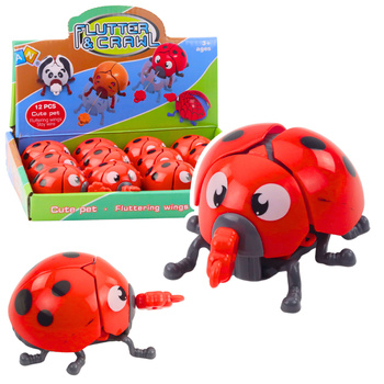 Wind-up Ladybug Toy Moves Its Limbs and Wings