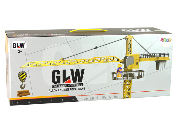Construction Vehicle Crane Crane 95 cm Yellow
