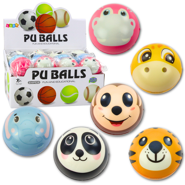 Kneading Bouncing Ball Foam Ball Animals 7cm