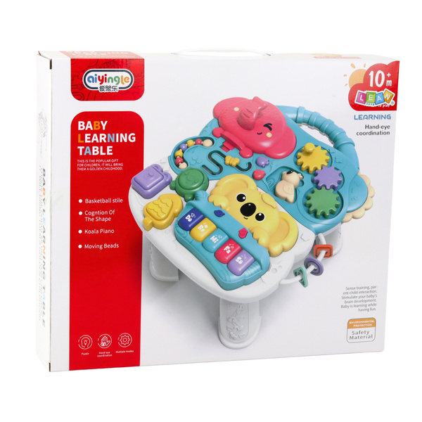 Lerntisch Interaktiv Musikalisch Sensorisch Rosa