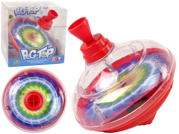 Spinning Wheel Toy Colours Diodes Music