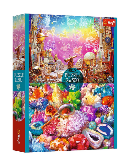 Puzzle – 2x500 – Kosmos und Kristalle – Trefl 37499