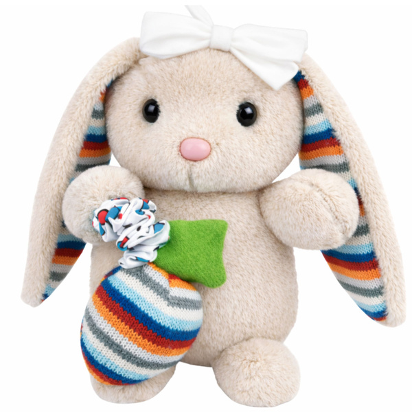 Weiches Plüschhase-Spieluhr-Kuscheltier, beige