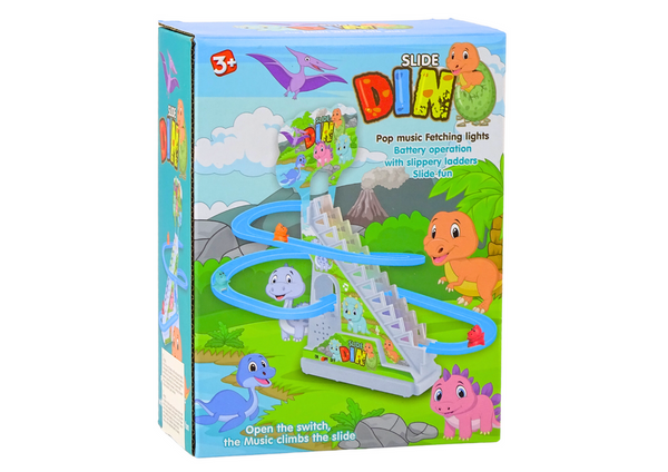 Track Slide For Dinosaurs Stairs Lights Sounds