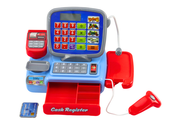 Cash Register With Barcode Scanner 21 Pieces
