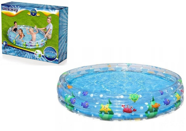 Sea World Inflatable Pool 183 x 33 cm Bestway 51005