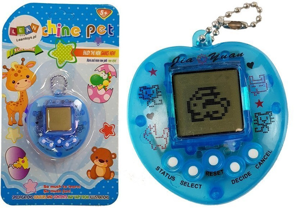 Elektronisches Tier Anhänger Tamagotchi Haustier Blau
