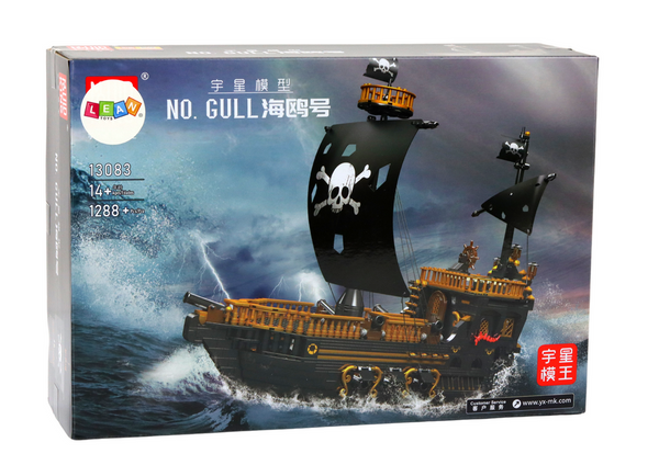 Pirate Ship Ship Construction Blocks 1288 Elements