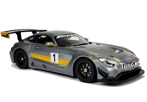 Auto R/C Mercedes AMG GT3 Rastar 1:14 Grau