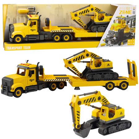 DIY Abschleppwagen Drehen Raupenbagger Lichter Sounds