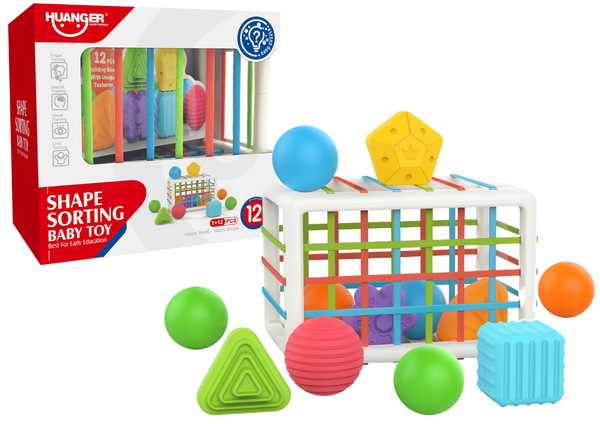 Flexible Cube Ball Sorter Figures For Babies