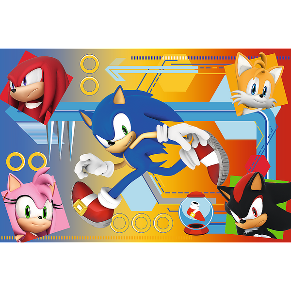 Sonic Puzzle 60 pcs Sonic in action 17387