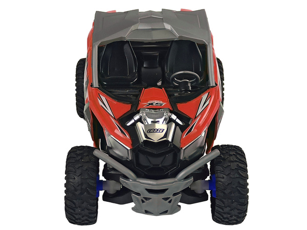 Cross Country Remote Controlled Terrain Car 27 MHz Red