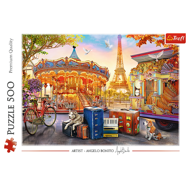 Puzzle - "500" - Urlaub in Paris Trefl 37426