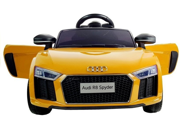 Audi R8 Spyder Yellow - Electric Ride On Car Painted