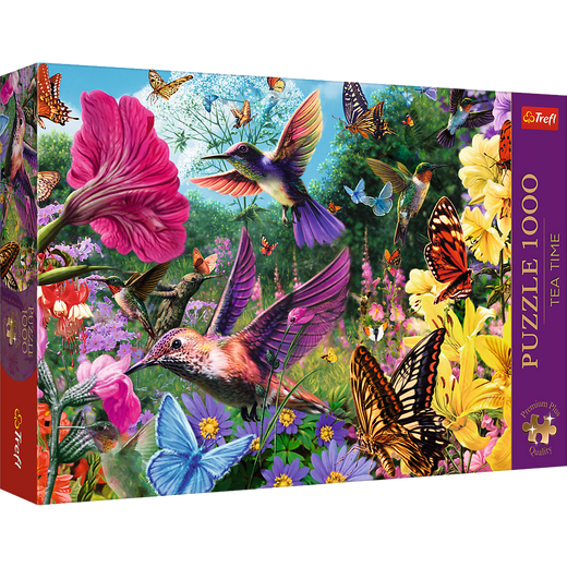 Puzzle – 1000 Premium Plus – Teezeit: Vogelgarten Trefl 10806