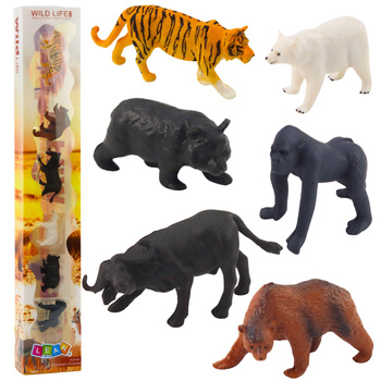 Zestaw Mini Figurki Dzikie Zwierzęta Afryki 6-8cm 6szt
