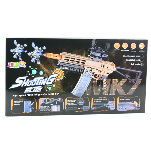 MK7 Water Pellet Rifle Battery Operated Sight Glasses Pellets