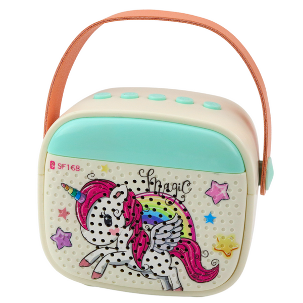 Karaoke-Set für Kinder mit Einhorn-Bluetooth-Mikrofon