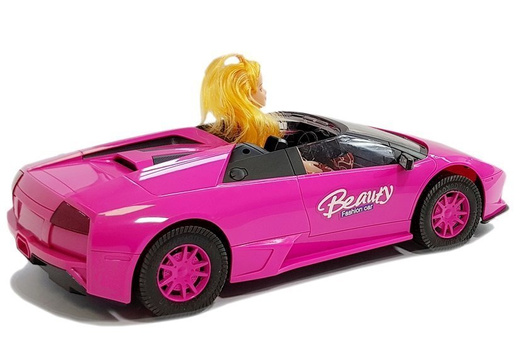 Sportwagen mit Puppe Dark Pink