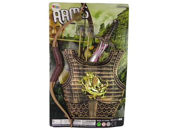 Samurai Knight Costume Bow Sword Set