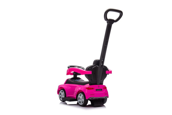 Ride-on with Pusher Mercedes 3in1 Pink