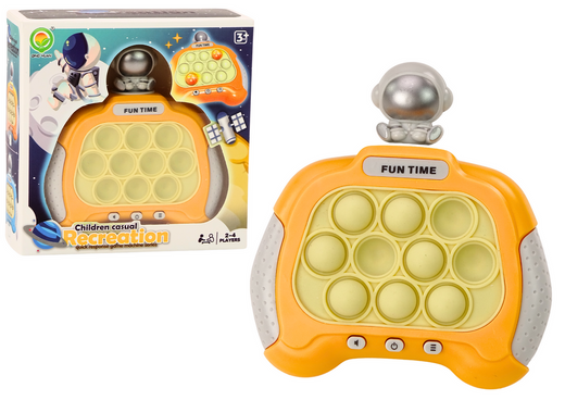Sinnesspiel Pop-It Space Console Lights Sounds Yellow