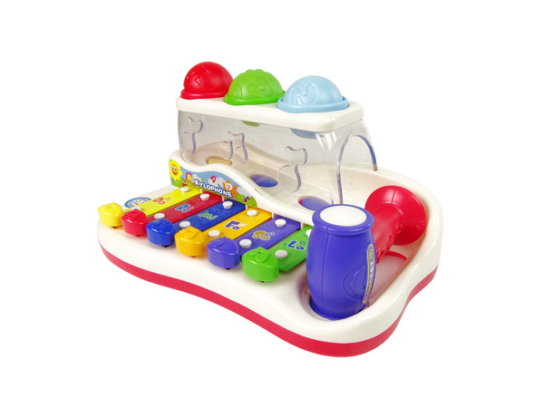 Educational Dulcimer for Toddler Hammer Colourful Balls