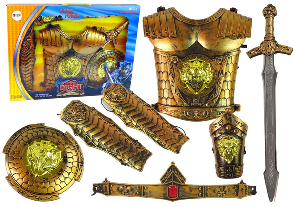 Ritter Kostüm Set für Kinder Karneval Rüstung