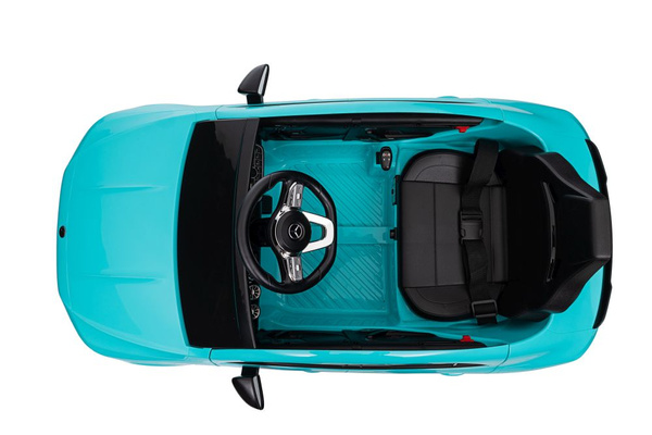 Battery-powered car Mercedes CLA 45s AMG Turquoise 4x4